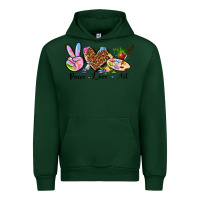 Forest Green peace love art Urban Hoodie - texasbilliewilder