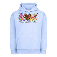Pigment Grape Ice peace love art Urban Hoodie - texasbilliewilder
