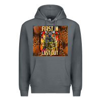 Rock first in last out firefighter Premium Hoodie - AdoDesignShop