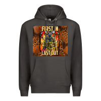Smoke first in last out firefighter Premium Hoodie - AdoDesignShop