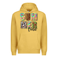 Antique Gold summer lovin Premium Hoodie - texasbilliewilder