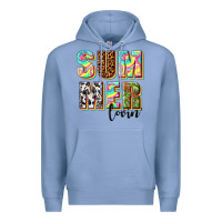 Colony Blue summer lovin Premium Hoodie - texasbilliewilder