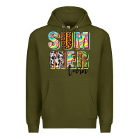 Army Green summer lovin Premium Hoodie - texasbilliewilder