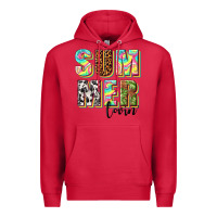 Cardinal summer lovin Premium Hoodie - texasbilliewilder
