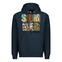 Navy summer lovin Premium Hoodie - texasbilliewilder