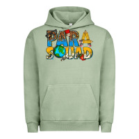 Pigment Oil Green para squad Urban Hoodie - texasbilliewilder