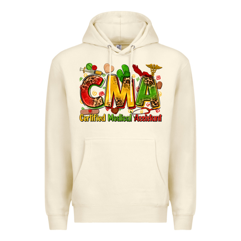 Certified Medical Assistant Juneteenth Premium Hoodie by Zillion Design Studio | Teevron