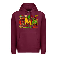 Burgundy certified medical assistant juneteenth Premium Hoodie - Zillion Design Studio