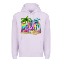 Lilac summer mama Premium Hoodie - texasbilliewilder