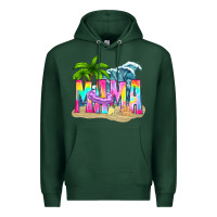 Sports Green summer mama Premium Hoodie - texasbilliewilder