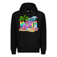 Black summer mama Premium Hoodie - texasbilliewilder