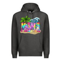 Charcoal Heather summer mama Premium Hoodie - texasbilliewilder