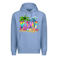 Colony Blue summer mama Premium Hoodie - texasbilliewilder