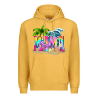 Mustard summer mama Premium Hoodie - texasbilliewilder