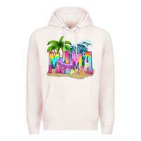 Pale Pink summer mama Premium Hoodie - texasbilliewilder