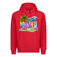Red summer mama Premium Hoodie - texasbilliewilder