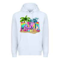 White summer mama Premium Hoodie - texasbilliewilder