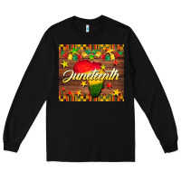 Black Juneteenth Long Sleeve Tee - BarkalooDesign