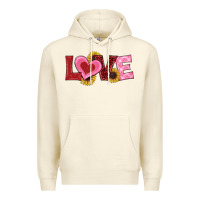 Sandshell valentine's day love sunflowers Premium Hoodie - RanaPortraitStore