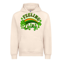 Sandshell feeling lucky with rainbow Urban Hoodie - RanaPortraitStore