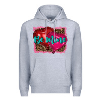Heather Grey valentine's day be mine Premium Hoodie - RanaPortraitStore
