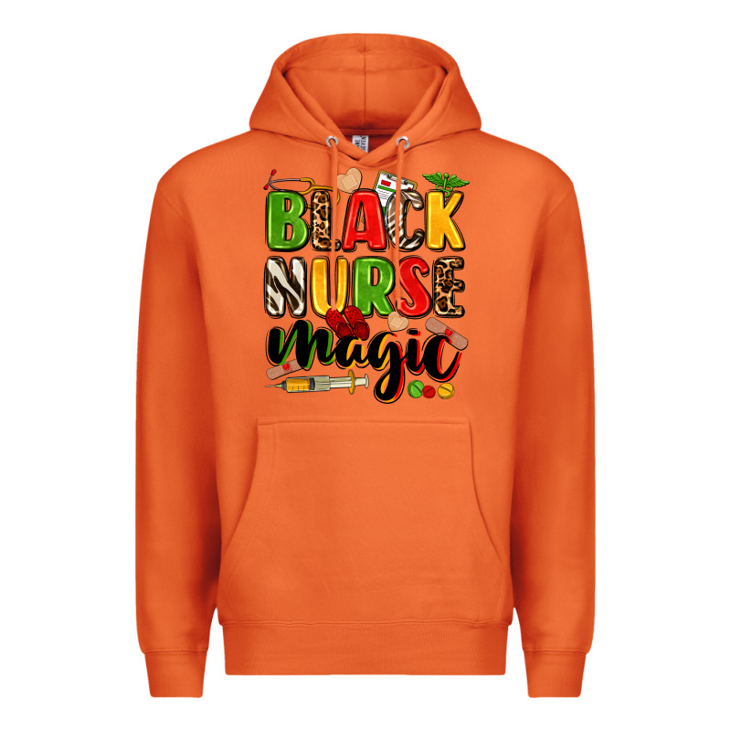 Black Nurse Magic Premium Hoodie by Zillion Design Studio | Teevron