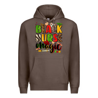 Coffee black nurse magic Premium Hoodie - Zillion Design Studio
