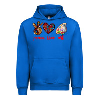 Cobalt peace love art Urban Hoodie - texasbilliewilder