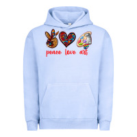 Pigment Grape Ice peace love art Urban Hoodie - texasbilliewilder