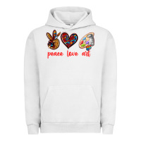Pigment Lunar Rock peace love art Urban Hoodie - texasbilliewilder