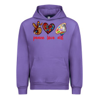 Tulip peace love art Urban Hoodie - texasbilliewilder