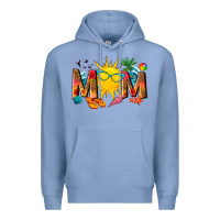 Colony Blue summer mom Premium Hoodie - texasbilliewilder