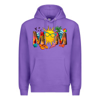 Purple summer mom Premium Hoodie - texasbilliewilder