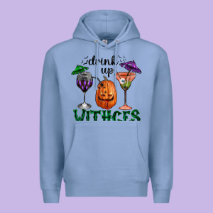 Drink Up Withces Halloween Premium Hoodie Designed By Ranaportraitstore