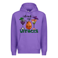 Purple drink up withces halloween Premium Hoodie - RanaPortraitStore