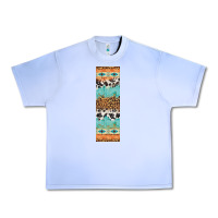 Grape Ice fall pattern Urban Heavy Tee - Artiststas