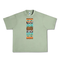 Oil Green fall pattern Urban Heavy Tee - Artiststas