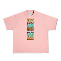 Salmon fall pattern Urban Heavy Tee - Artiststas