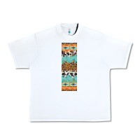 White fall pattern Urban Heavy Tee - Artiststas