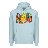 Blue Mist summer mom Premium Hoodie - texasbilliewilder