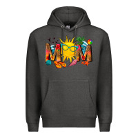 Charcoal Heather summer mom Premium Hoodie - texasbilliewilder