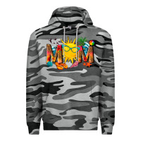 Slate Camo summer mom Premium Hoodie - texasbilliewilder