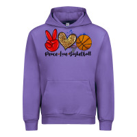 Tulip peace love basketball Urban Hoodie - Zillion Design Studio