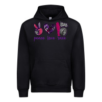 Black peace love race Urban Hoodie - texasbilliewilder