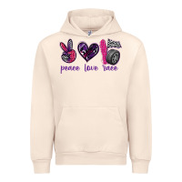Sandshell peace love race Urban Hoodie - texasbilliewilder