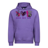 Tulip peace love race Urban Hoodie - texasbilliewilder