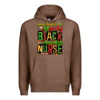 Chestnut unapologetically pretty black and educated nurse Premium Hoodie - Zillion Design Studio
