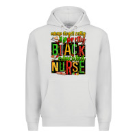 Dove Grey unapologetically pretty black and educated nurse Premium Hoodie - Zillion Design Studio