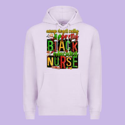 Unapologetically Pretty Black And Educated Nurse Premium Hoodie Designed By Zillion Design Studio