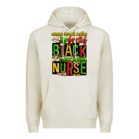Oatmeal Heather unapologetically pretty black and educated nurse Premium Hoodie - Zillion Design Studio